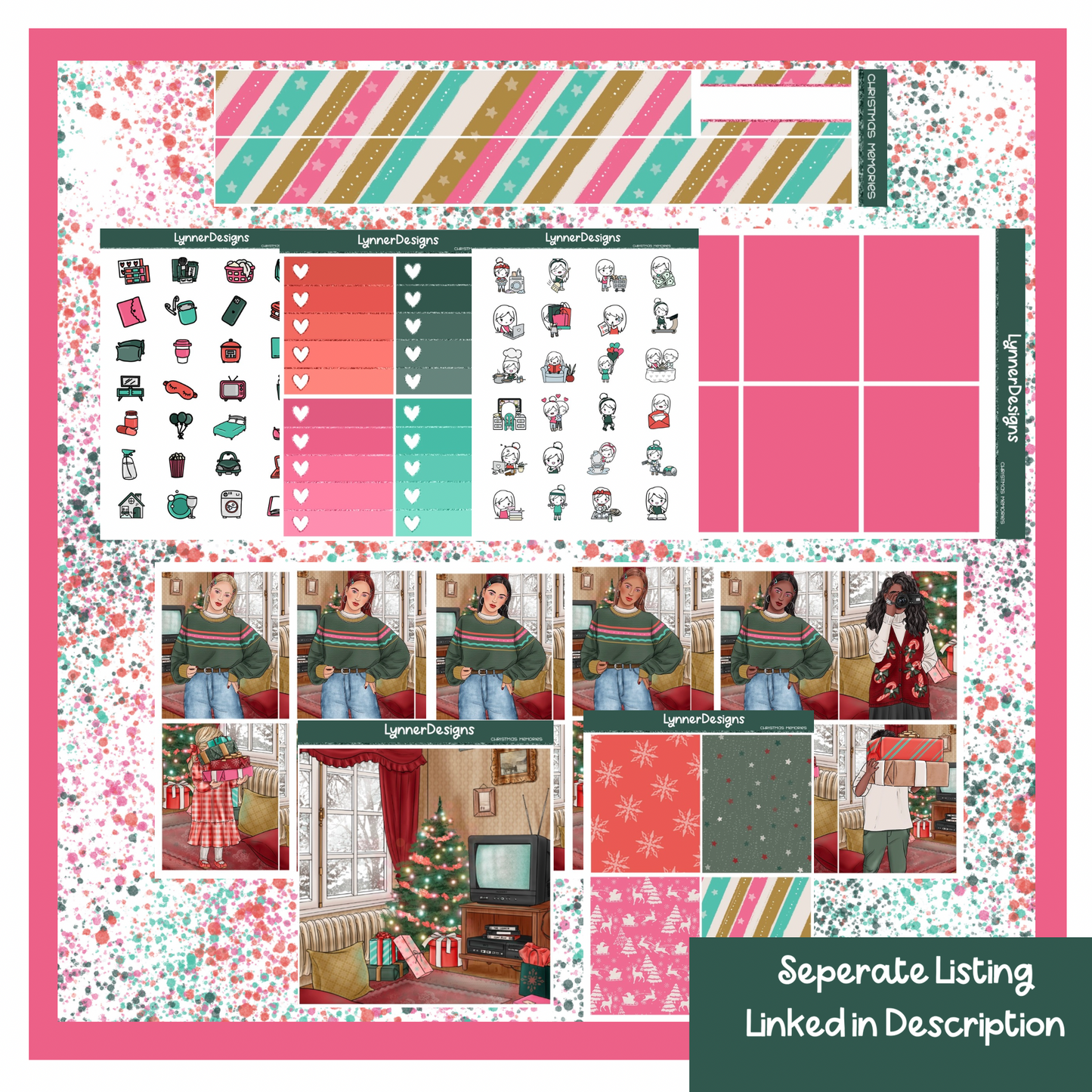 Christmas Memories - Vertical Weekly Kit