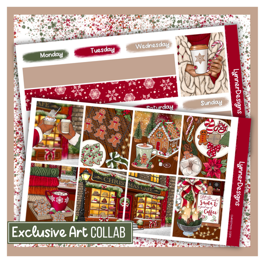 Christmas Cafe - Vertical Weekly Kit