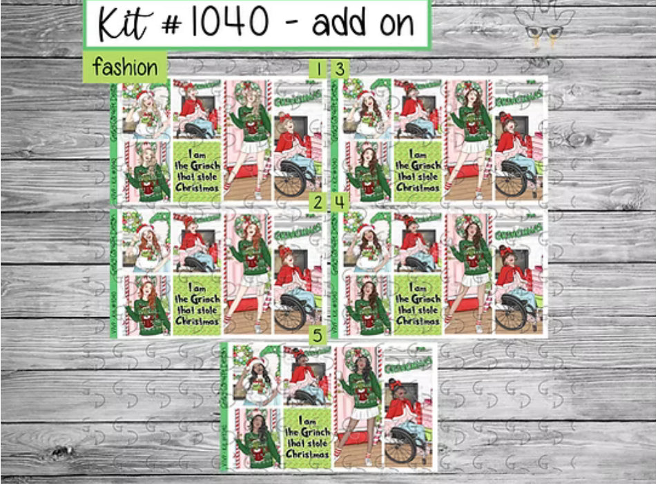 Geeky Giraffe Design kit 1040 - MUST buy printable from her shop first