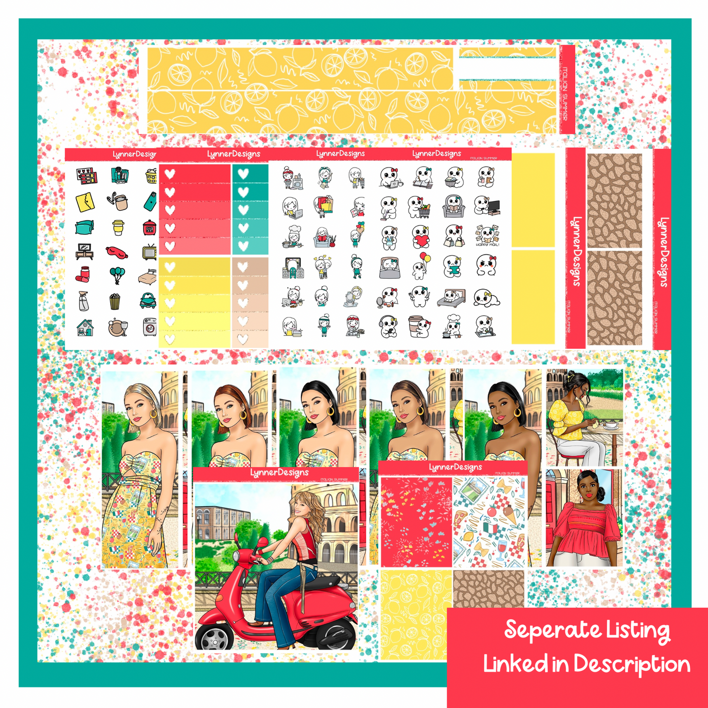 Italian Summer - Vertical Weekly Kit