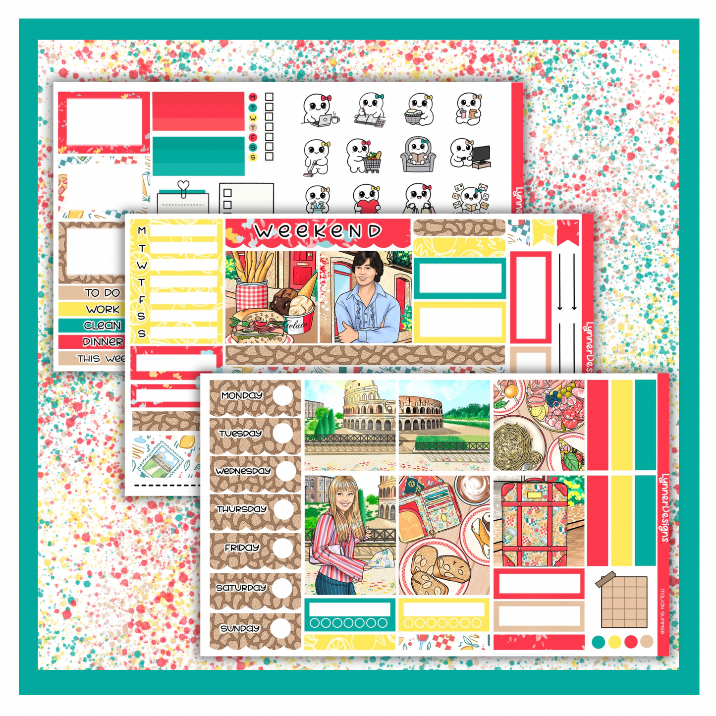 Italian Summer - Hobonichi Cousin Weekly Kit