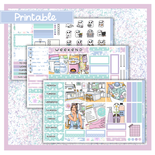 Printable - Spring Refresh Hobonichi Cousin Weekly Kit