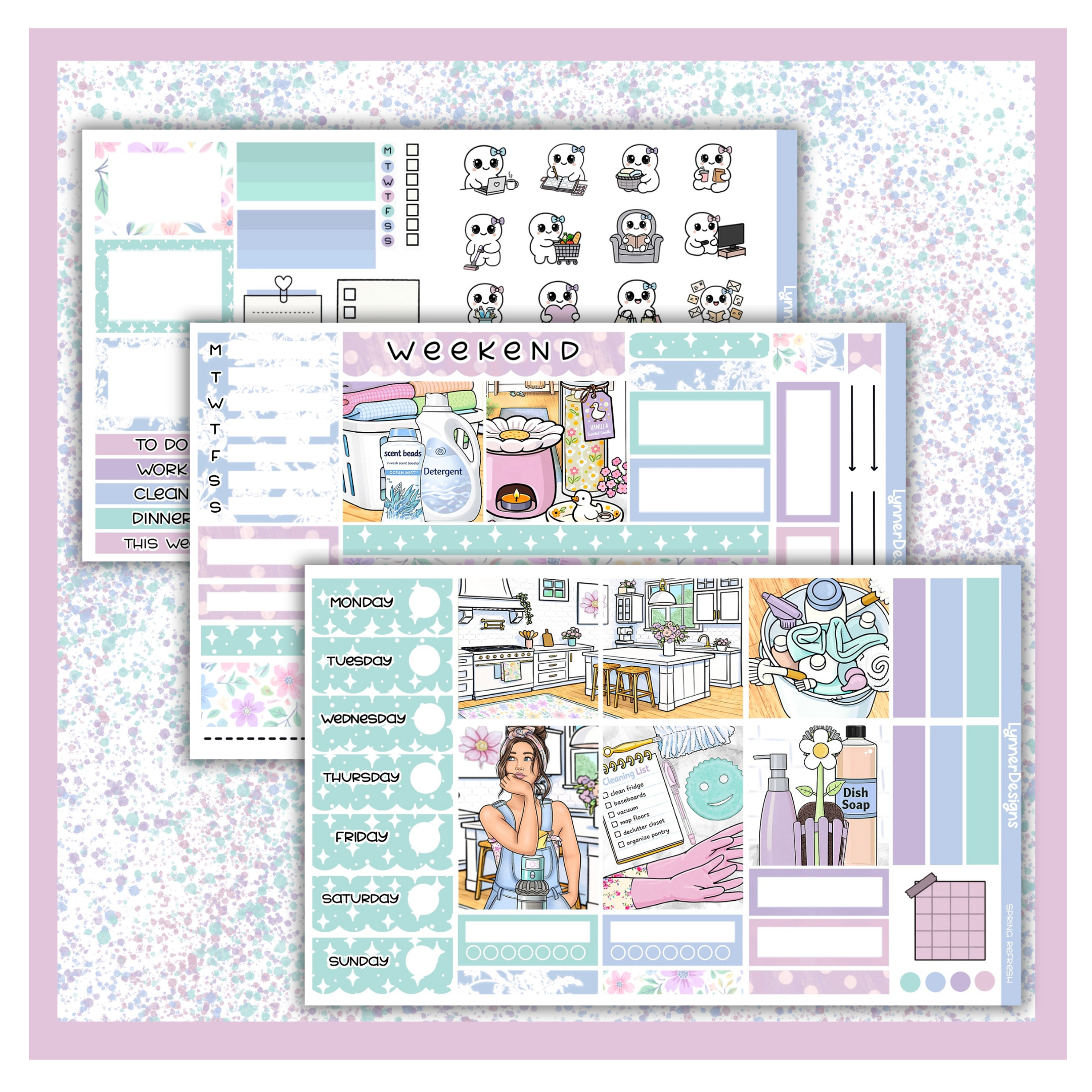 Spring Refresh - Hobonichi Cousin Weekly Kit – LynnerDesigns