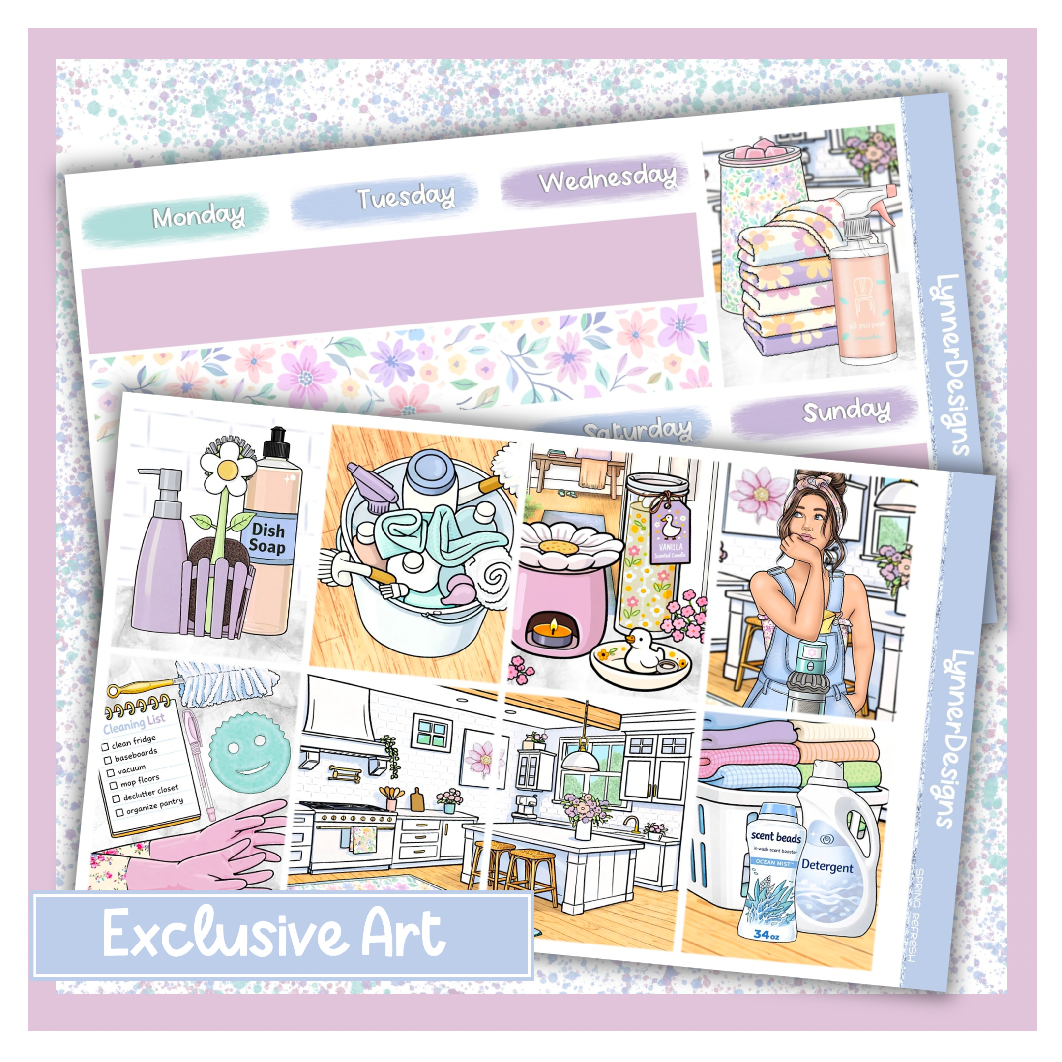 Spring Refresh - Vertical Weekly Kit – LynnerDesigns