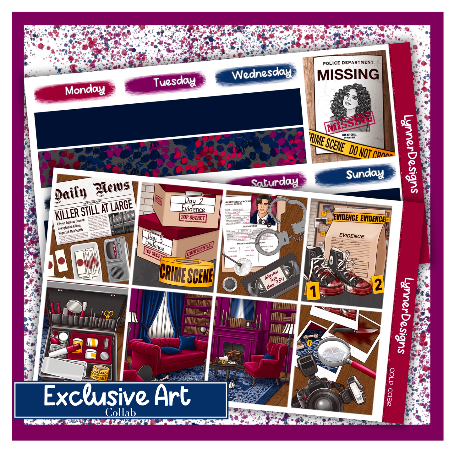 Cold Case - Vertical Weekly Kit