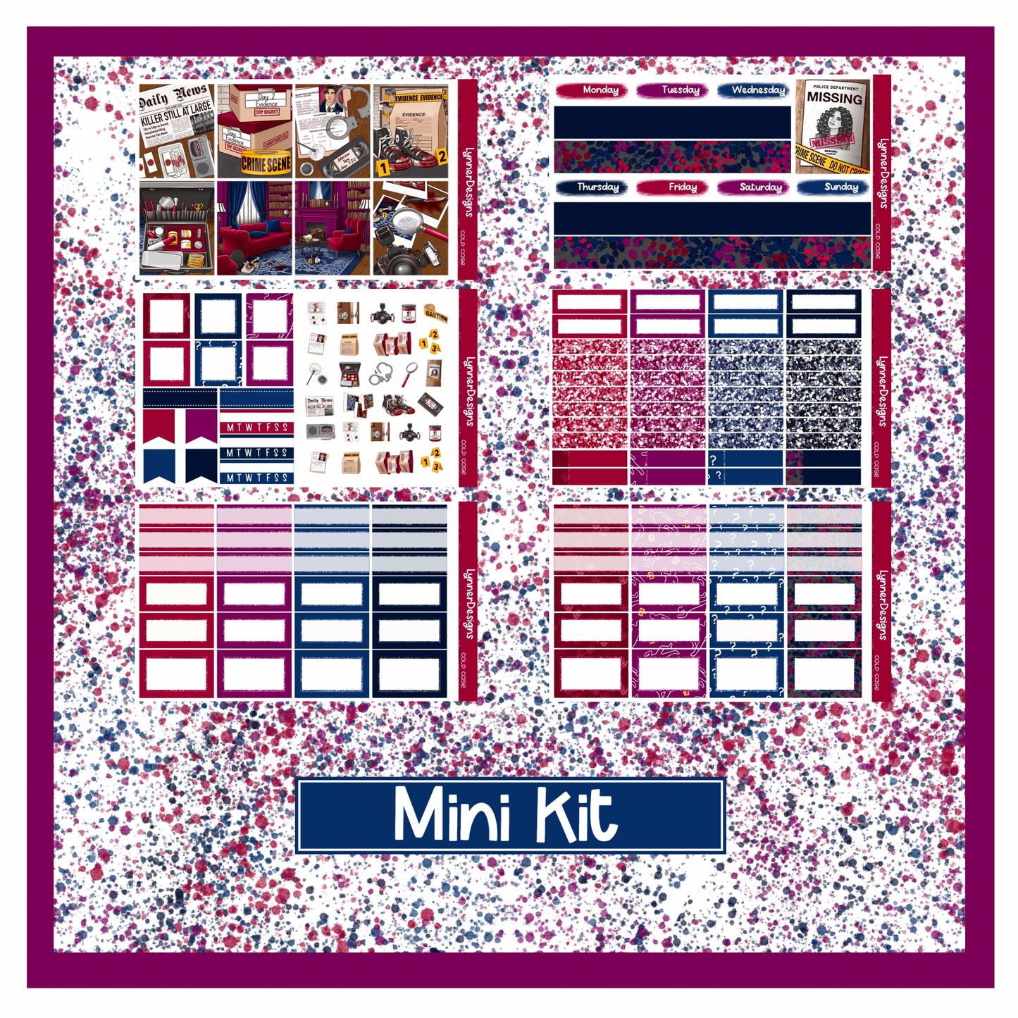 Cold Case - Vertical Weekly Kit