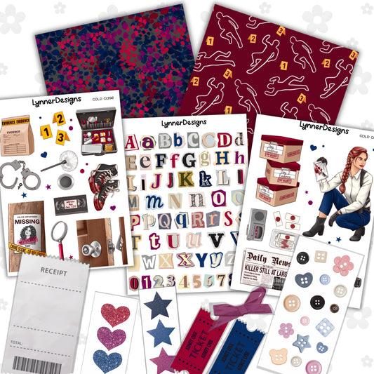 Junk Journal Kit - Cold Case