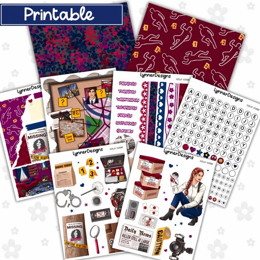 Printable - Cold Case Journaling Kit