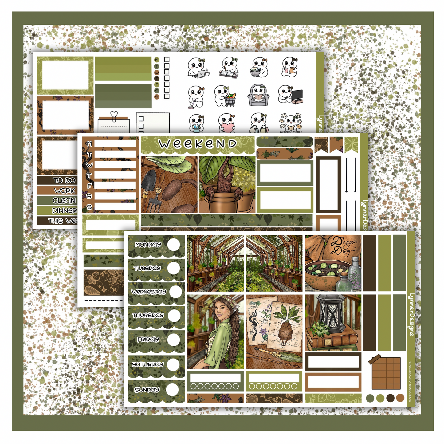 Spellbound Seedlings - Hobonichi Cousin Weekly Kit