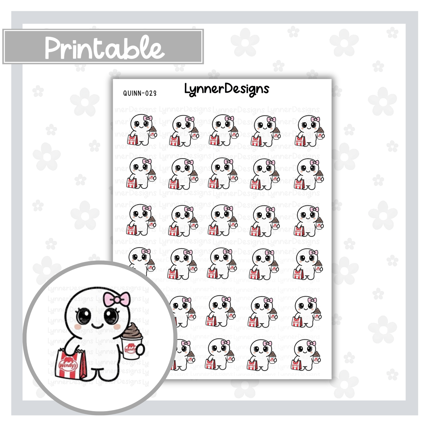 Printable - Quinn 023 - Wendys