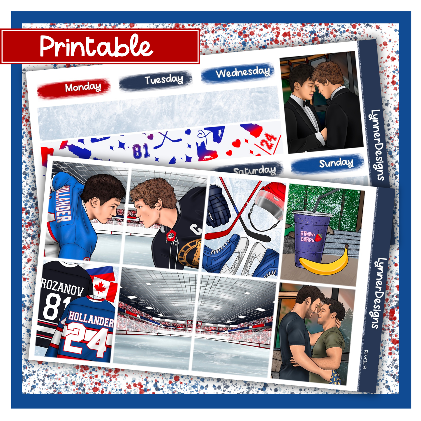 Printable - Rivals - Vertical Weekly Kit