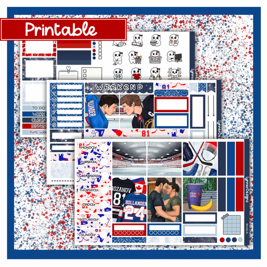 Printable - Rivals Hobonichi Cousin Weekly Kit