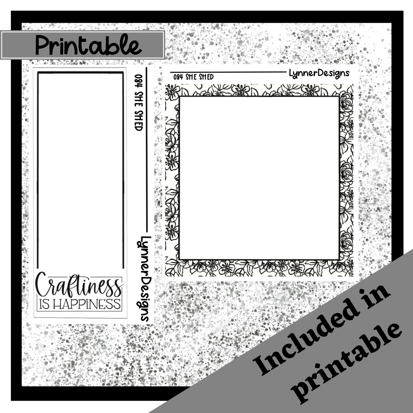 Printable She Shed 084 Foil Pack