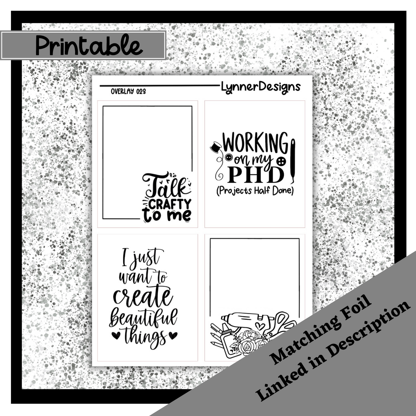 Printable - She Shed Weekly Kit