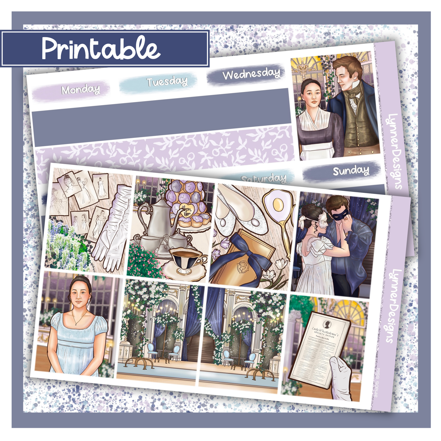 Printable - Miss Sophie - Vertical Weekly Kit