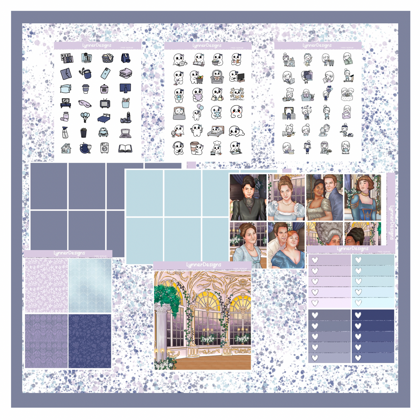 Printable - Miss Sophie - Vertical Weekly Kit