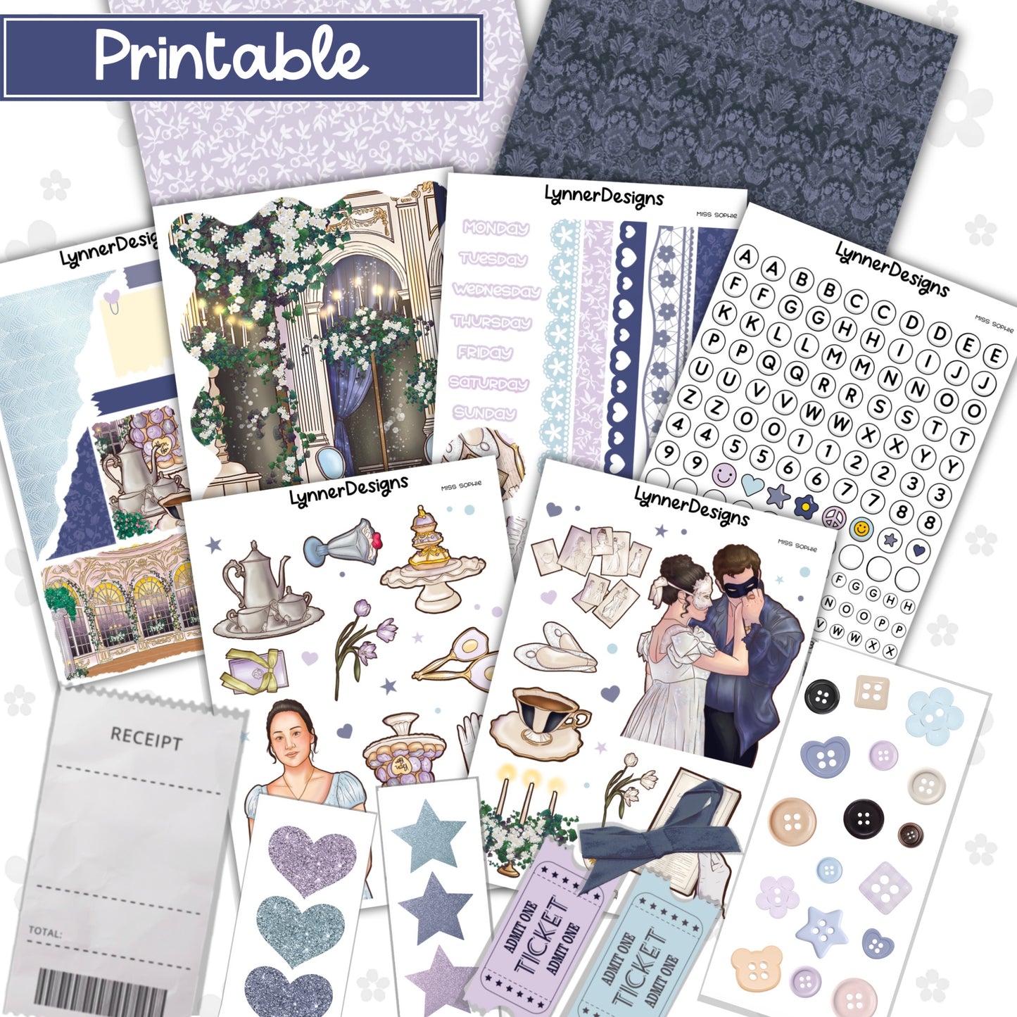 Printable - Miss Sophie Journaling / Junk Journal Kit