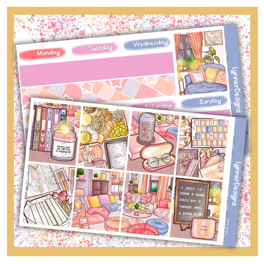 Book Lover - Vertical Weekly Kit