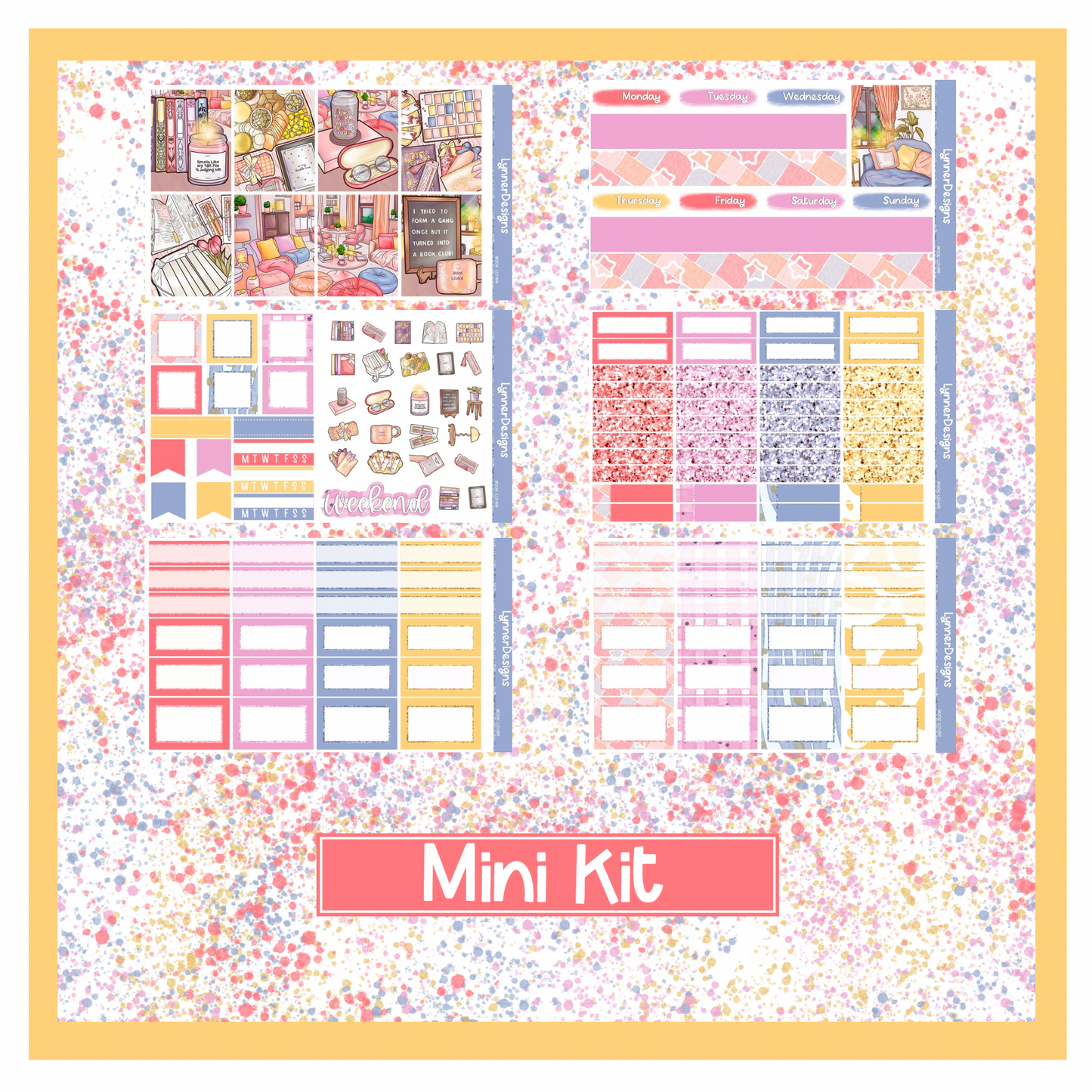 Book Lover - Vertical Weekly Kit