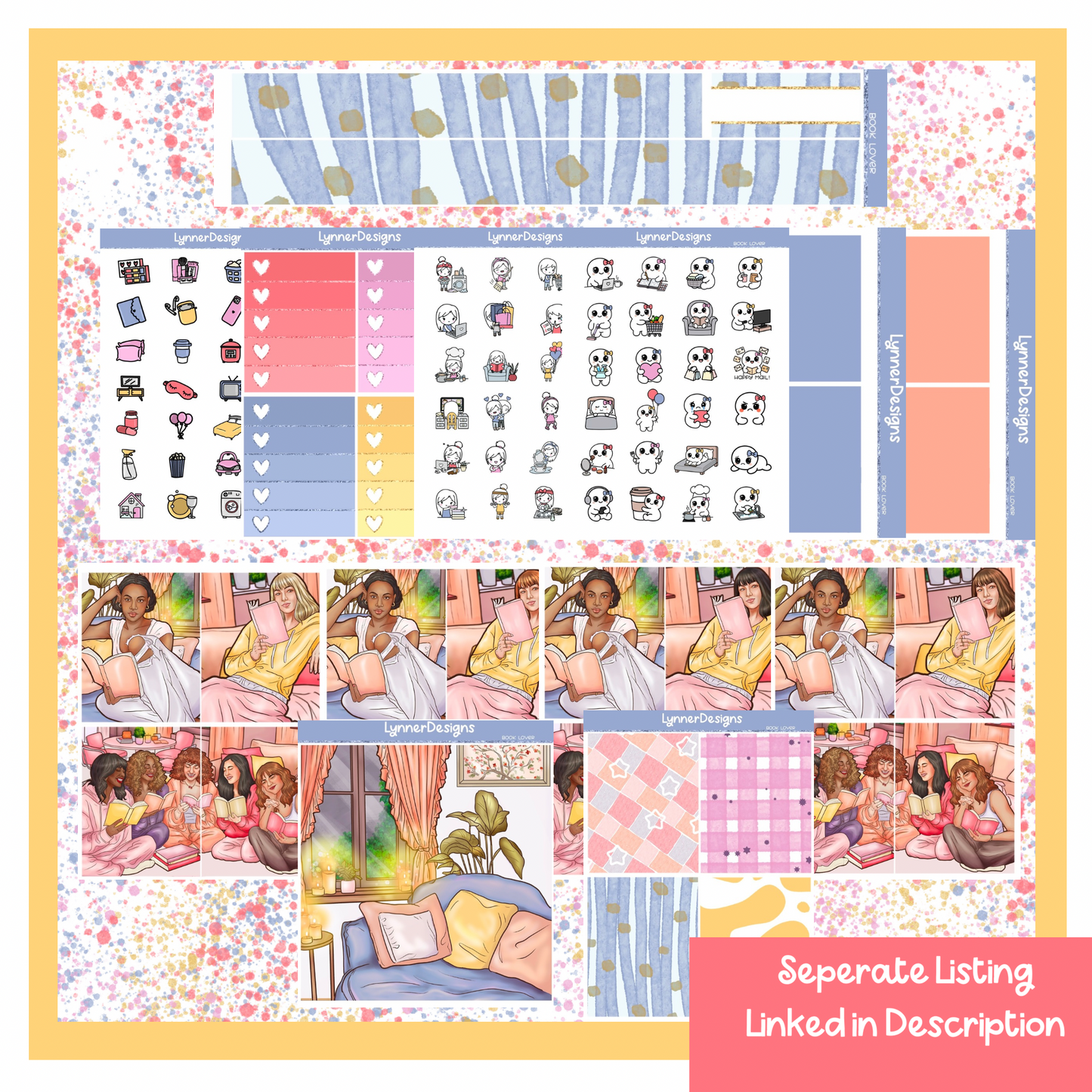 Book Lover - Vertical Weekly Kit