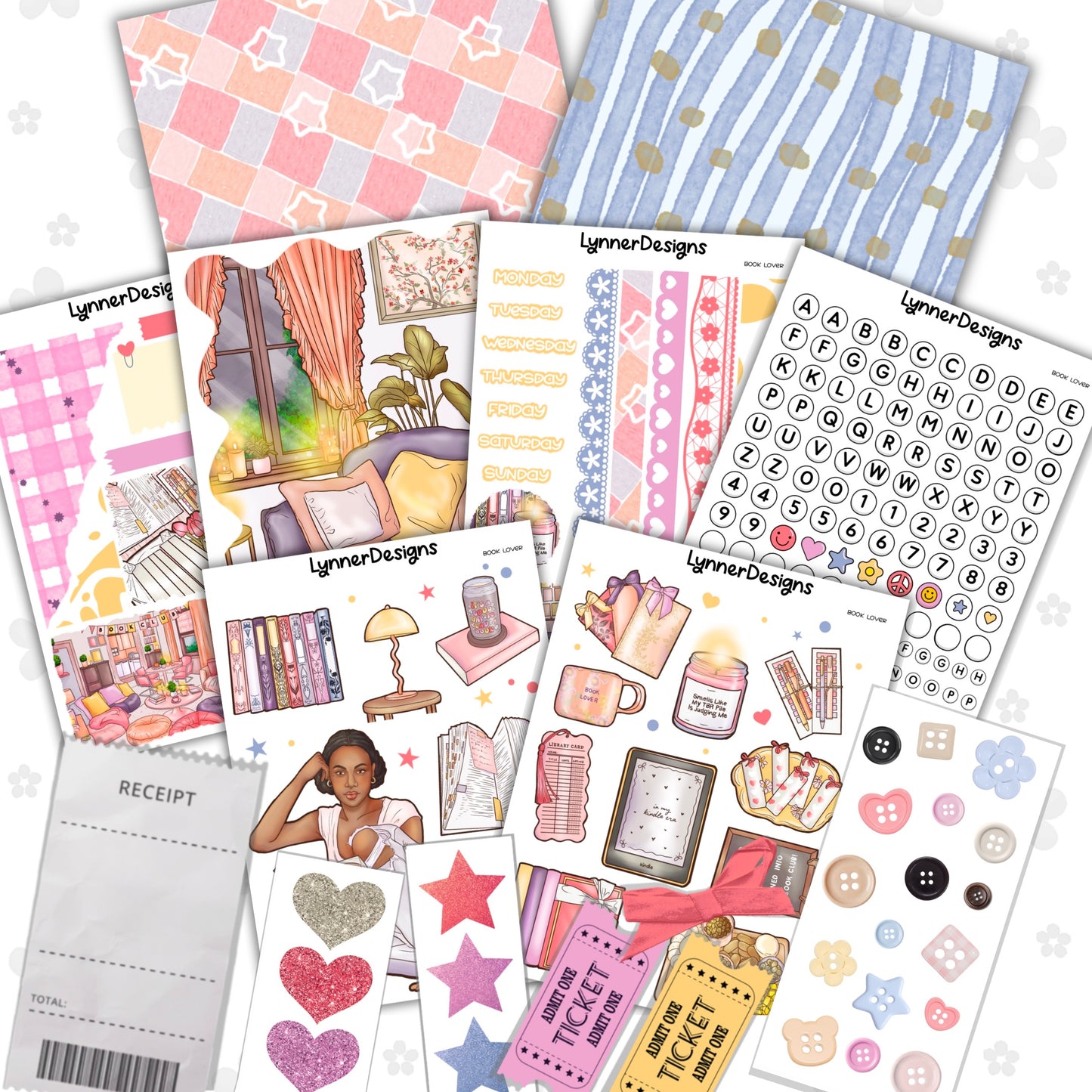 Journaling Kit / Junk Journal - Book Lover