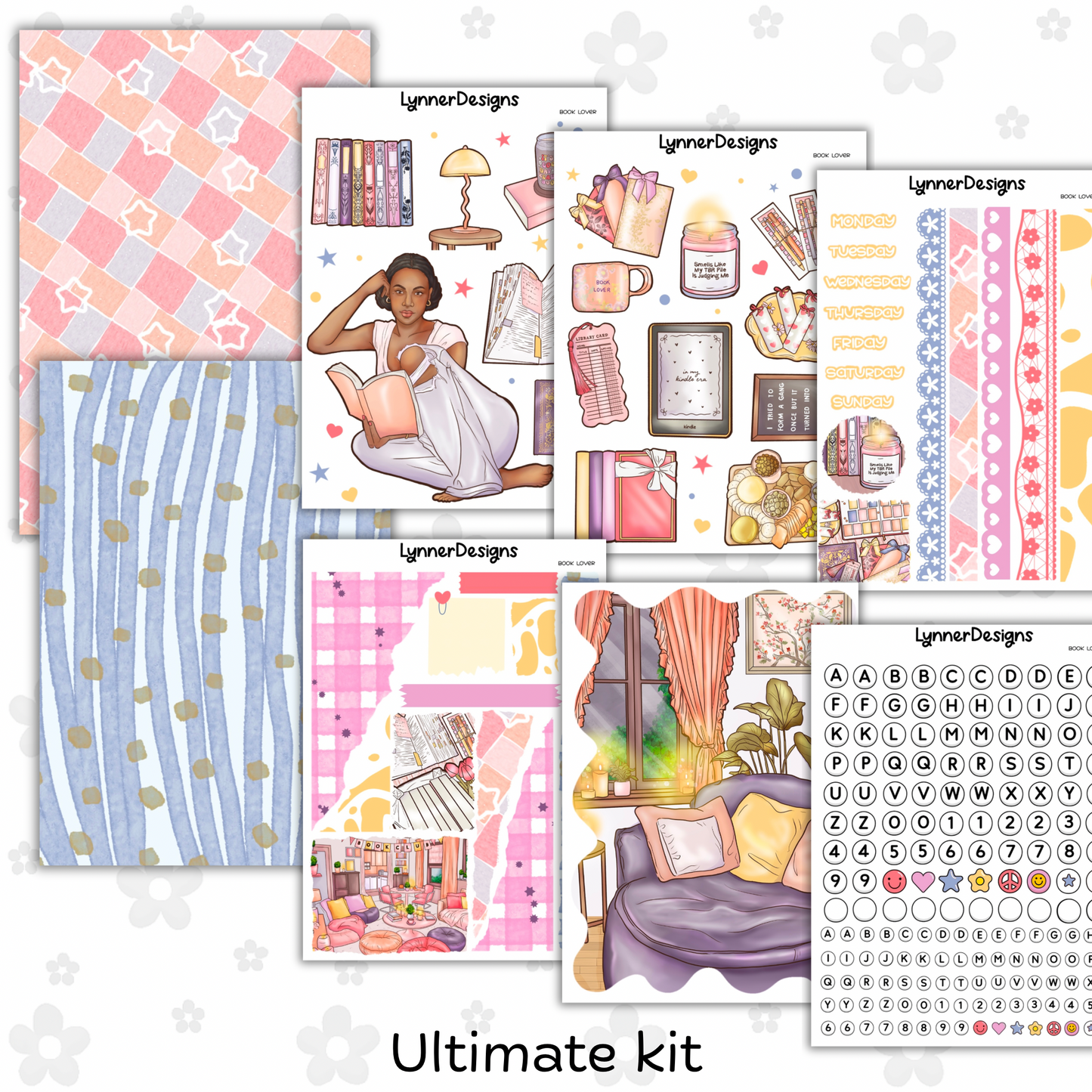 Printable - Book Lover Journaling / Junk Journal Kit