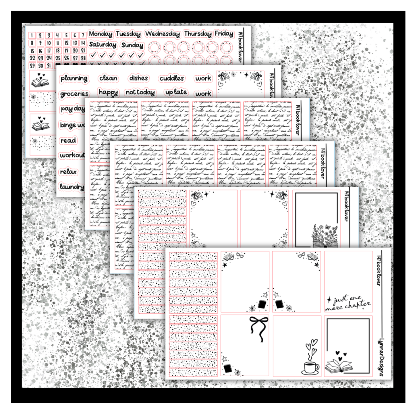 147 Book Lover - Foil Pack