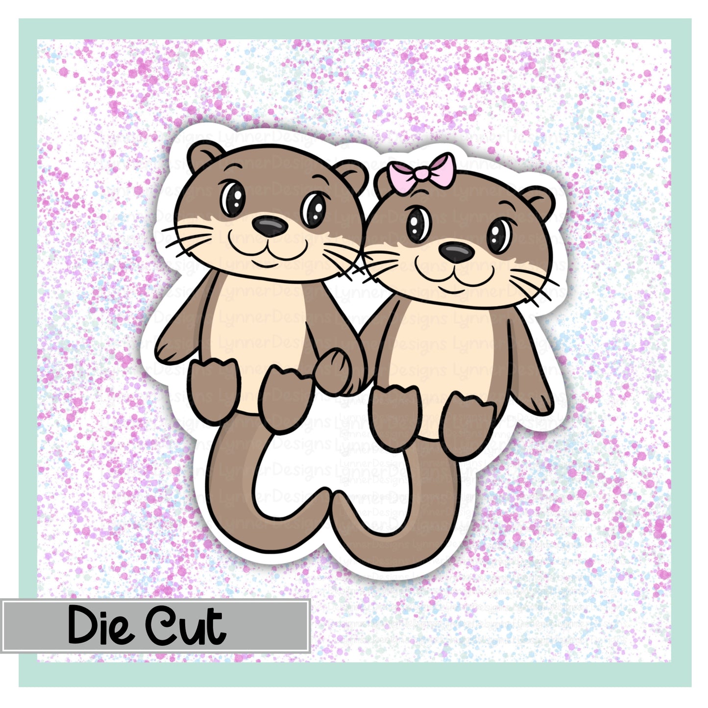 Die Cut Sticker - Olive Couple