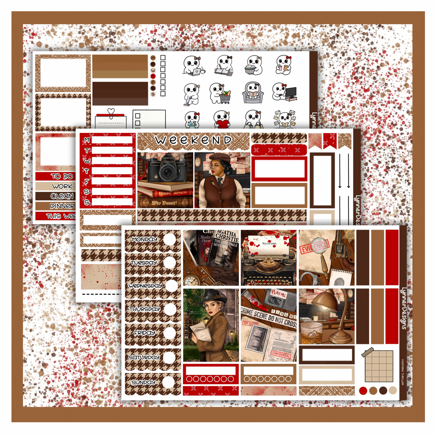 Mystery Thriller - Hobonichi Cousin Weekly Kit