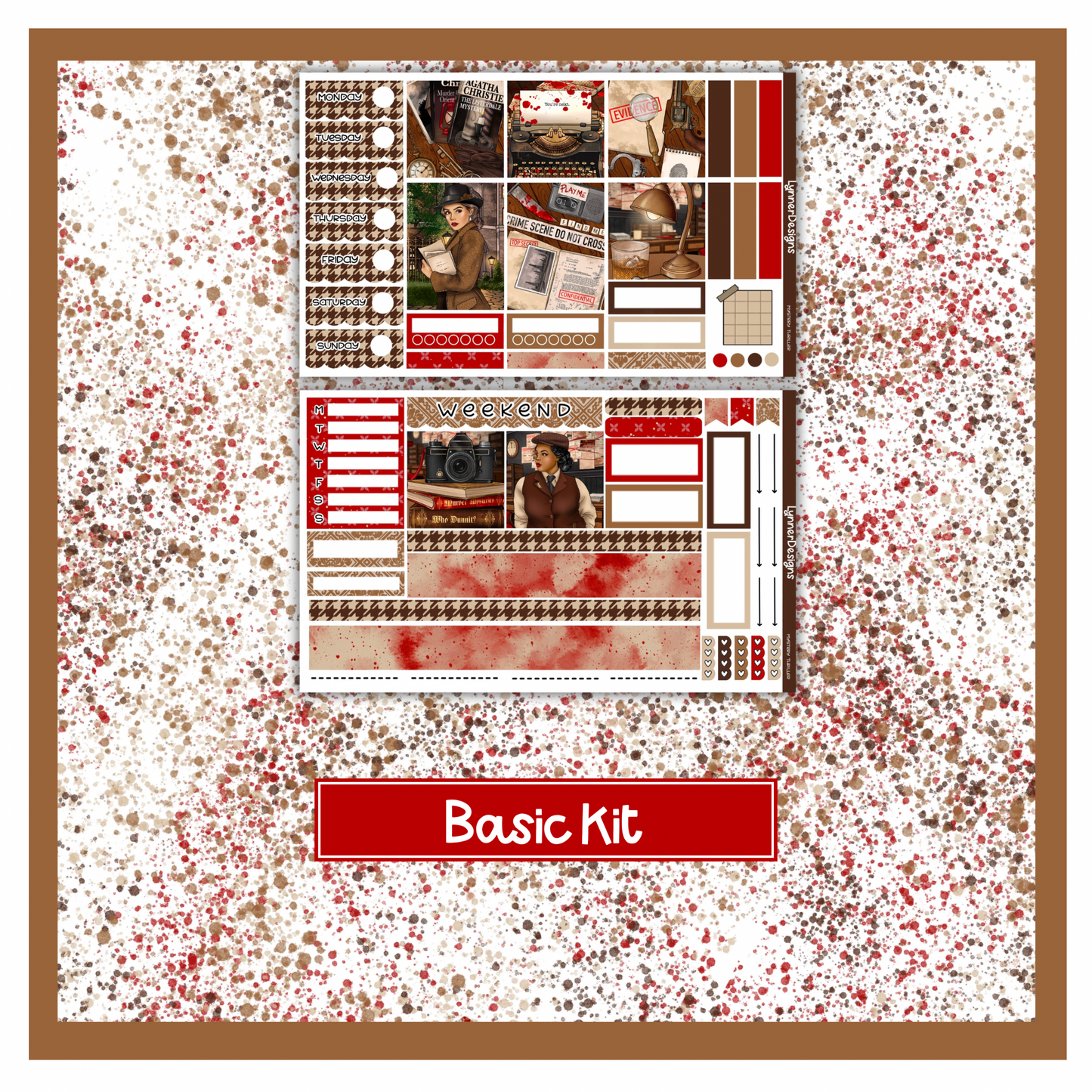 Mystery Thriller - Hobonichi Cousin Weekly Kit