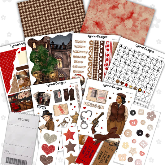 Journaling Kit / Junk Journal - Mystery Thriller