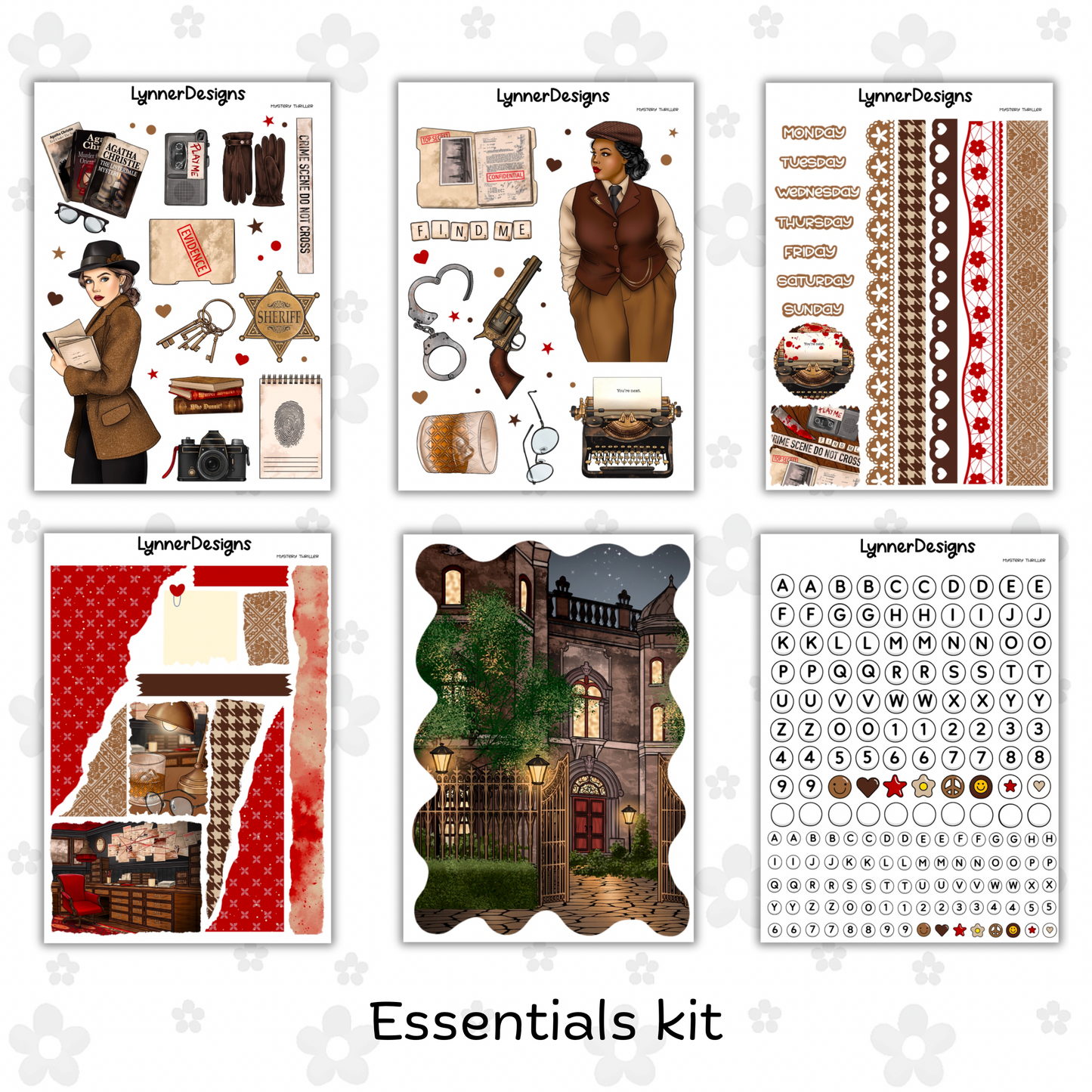 Journaling Kit / Junk Journal - Mystery Thriller