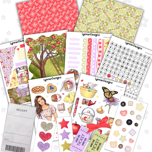 Journaling Kit / Junk Journal - Cottage Whimsy