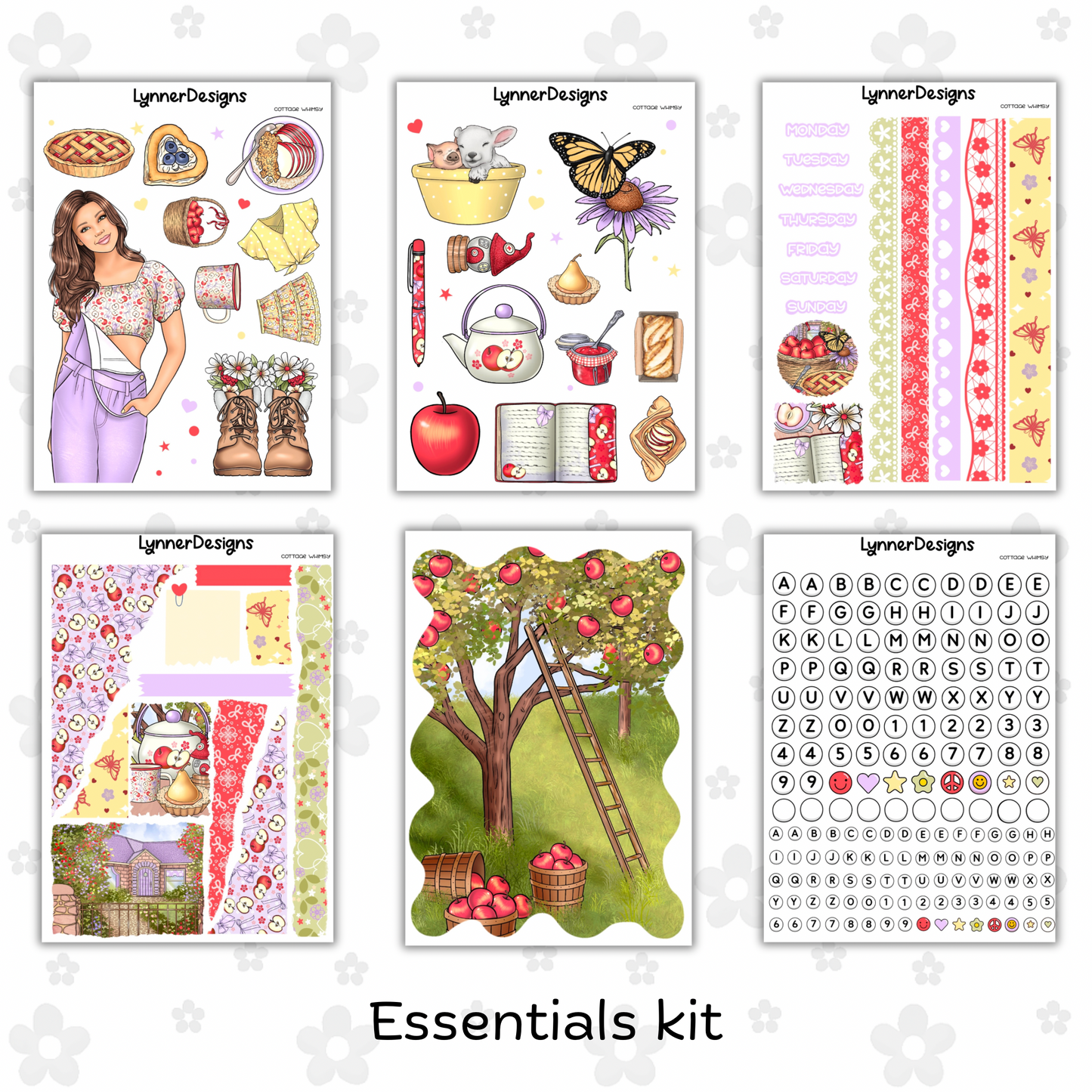 Journaling Kit / Junk Journal - Cottage Whimsy