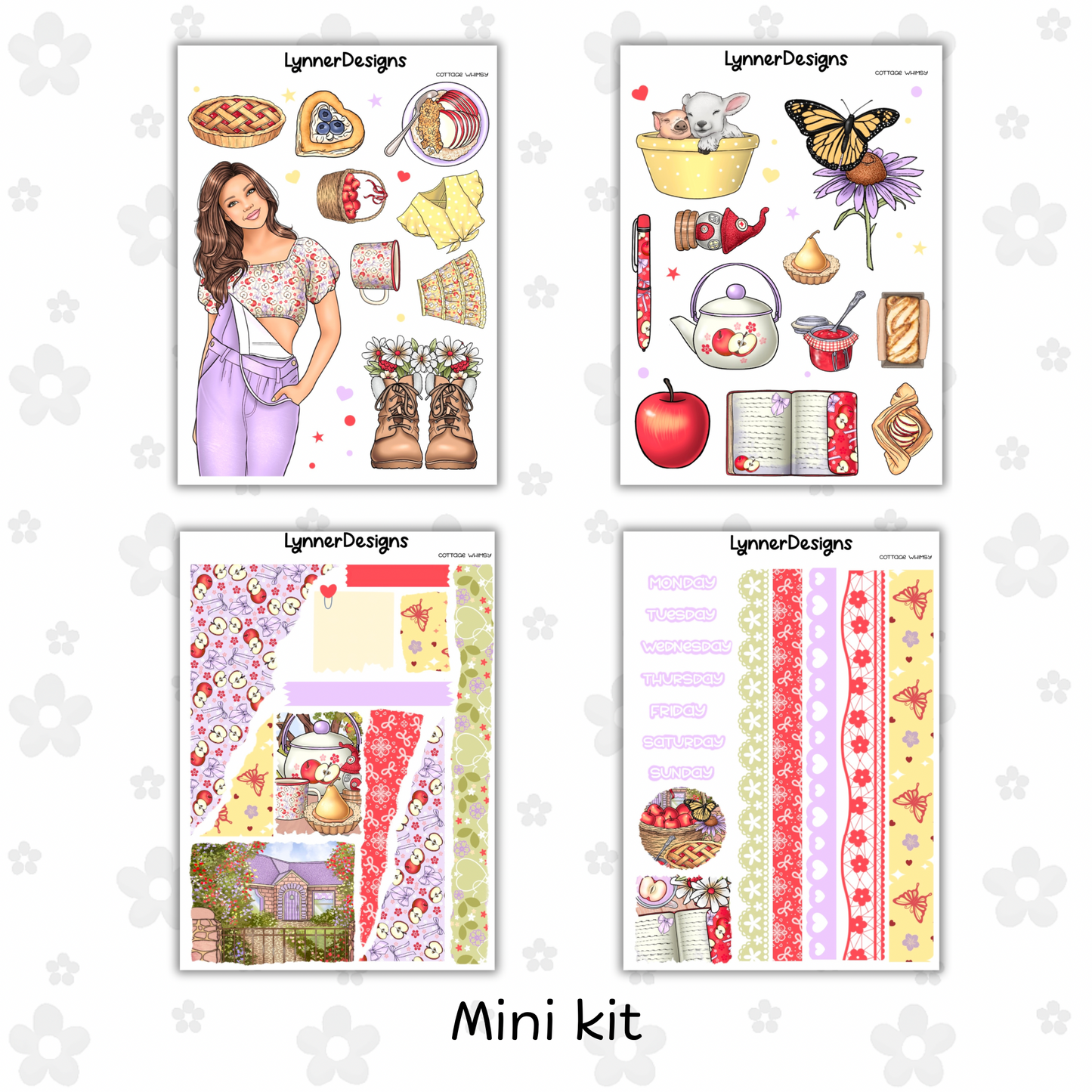 Journaling Kit / Junk Journal - Cottage Whimsy