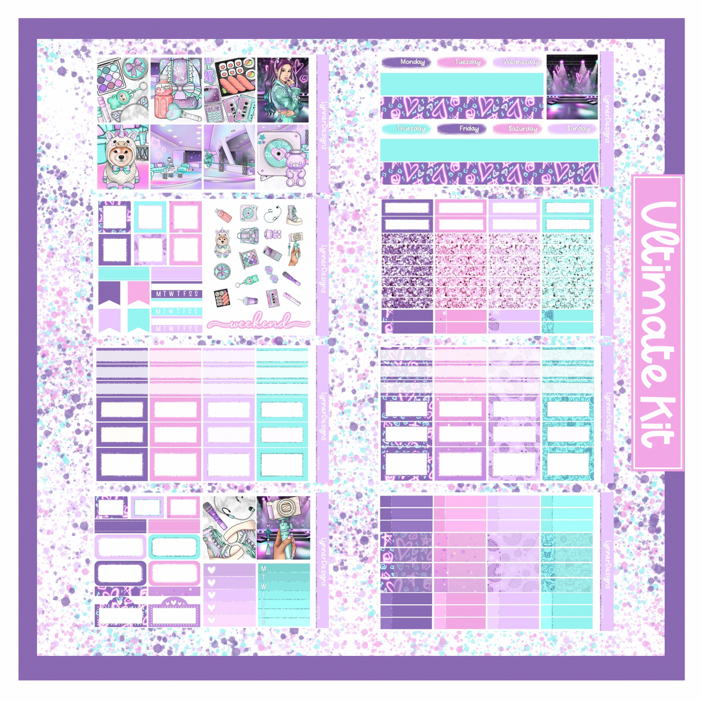 Popstar - Vertical Weekly Kit