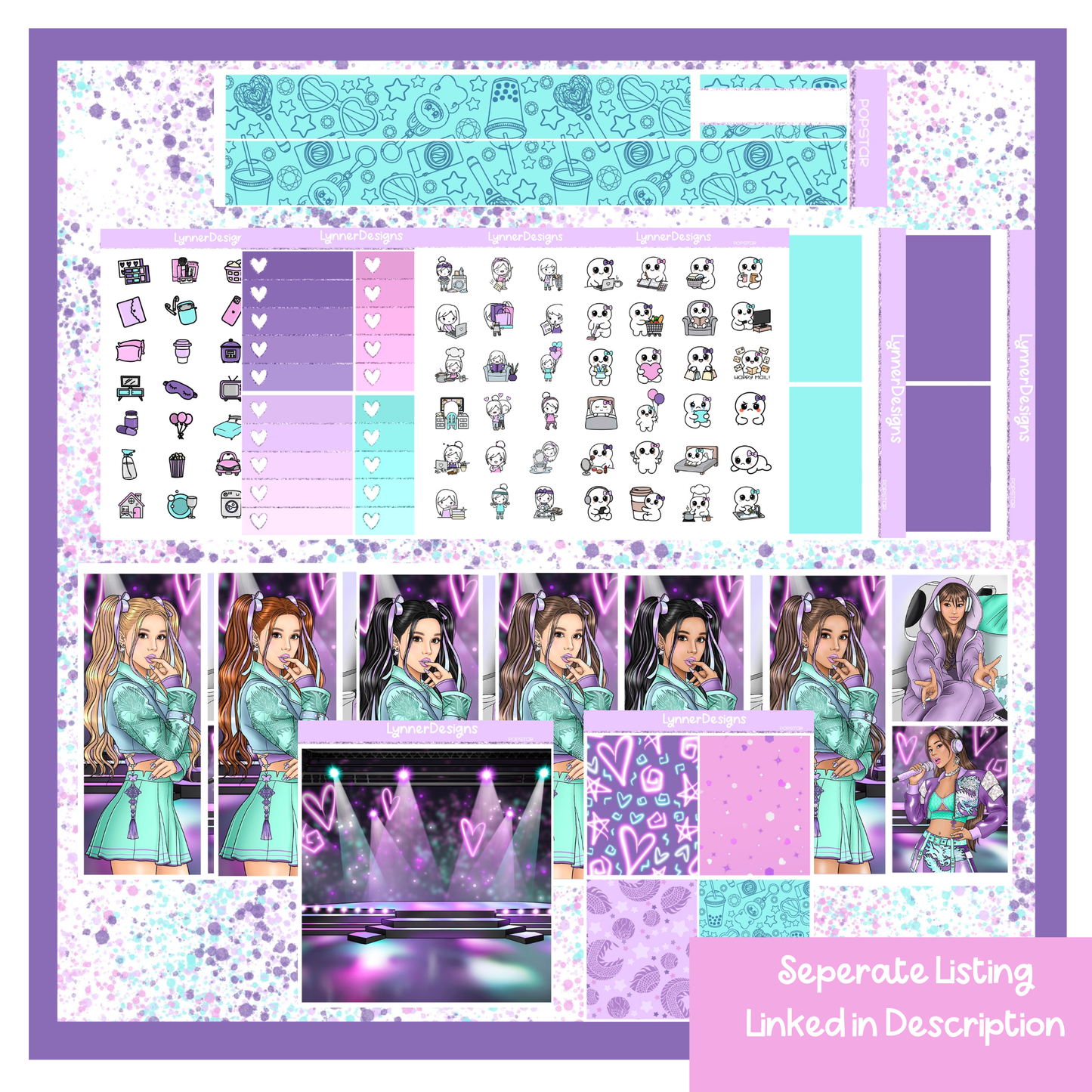 Popstar - Vertical Weekly Kit
