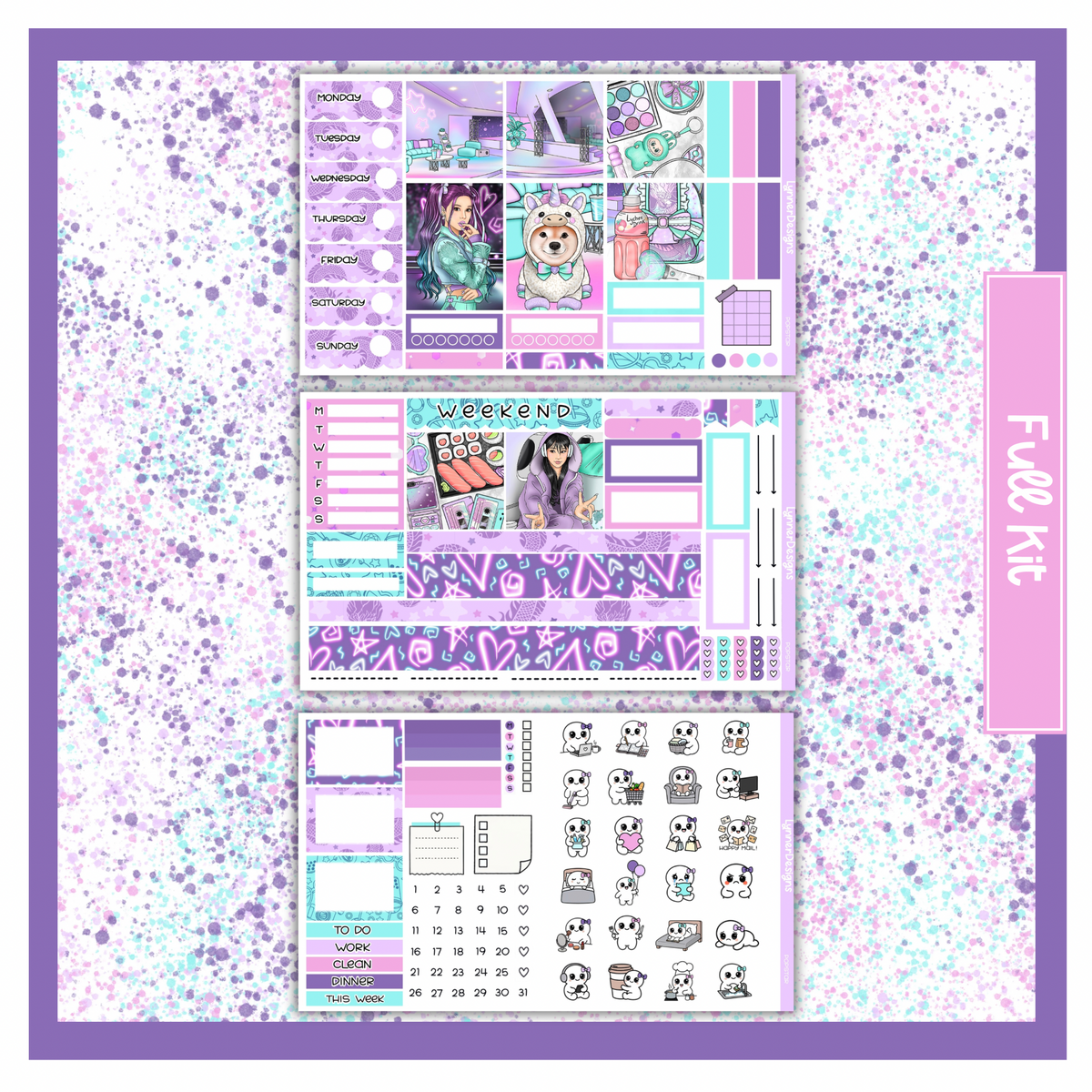 Popstar - Hobonichi Cousin Weekly Kit