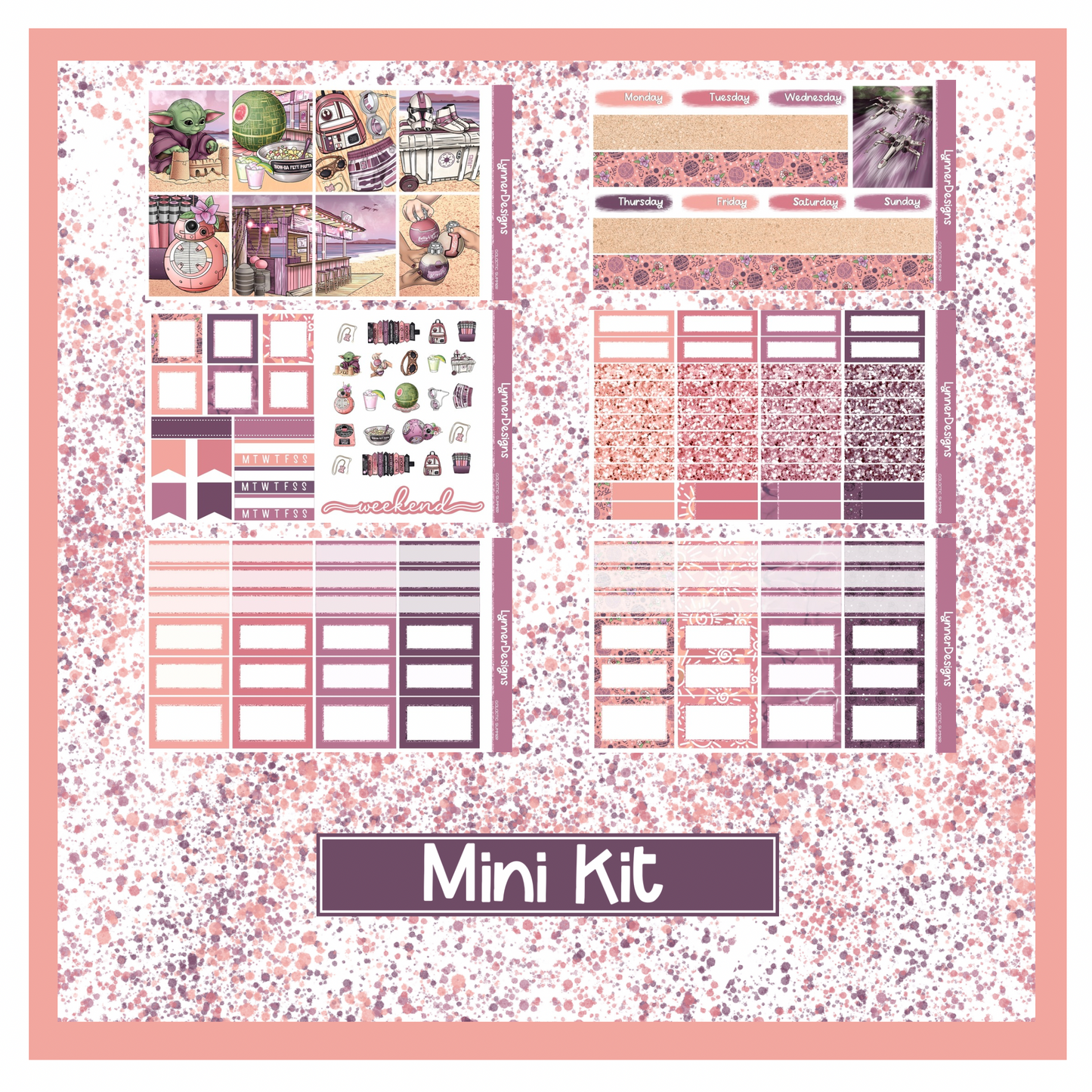Galactic Summer - Vertical Weekly Kit