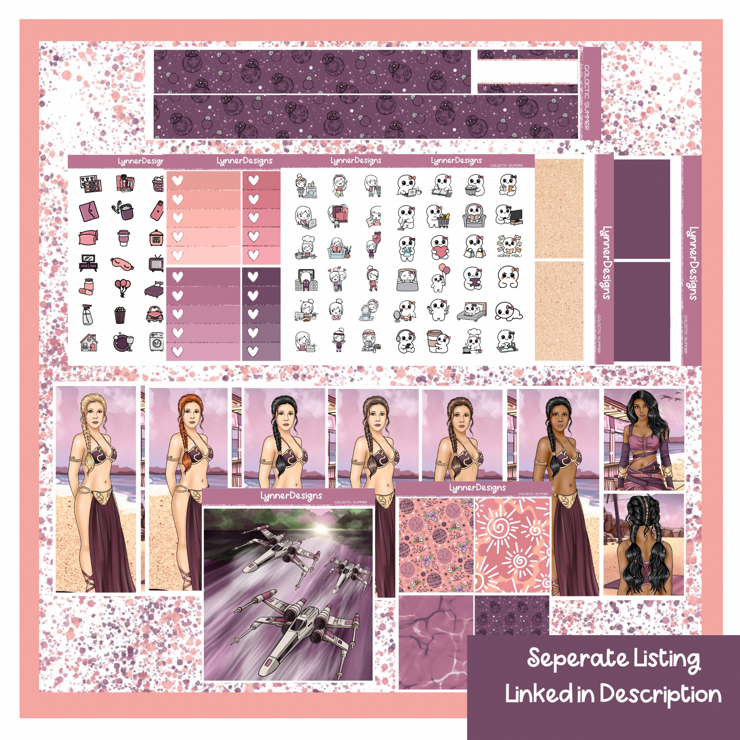 Galactic Summer - Vertical Weekly Kit