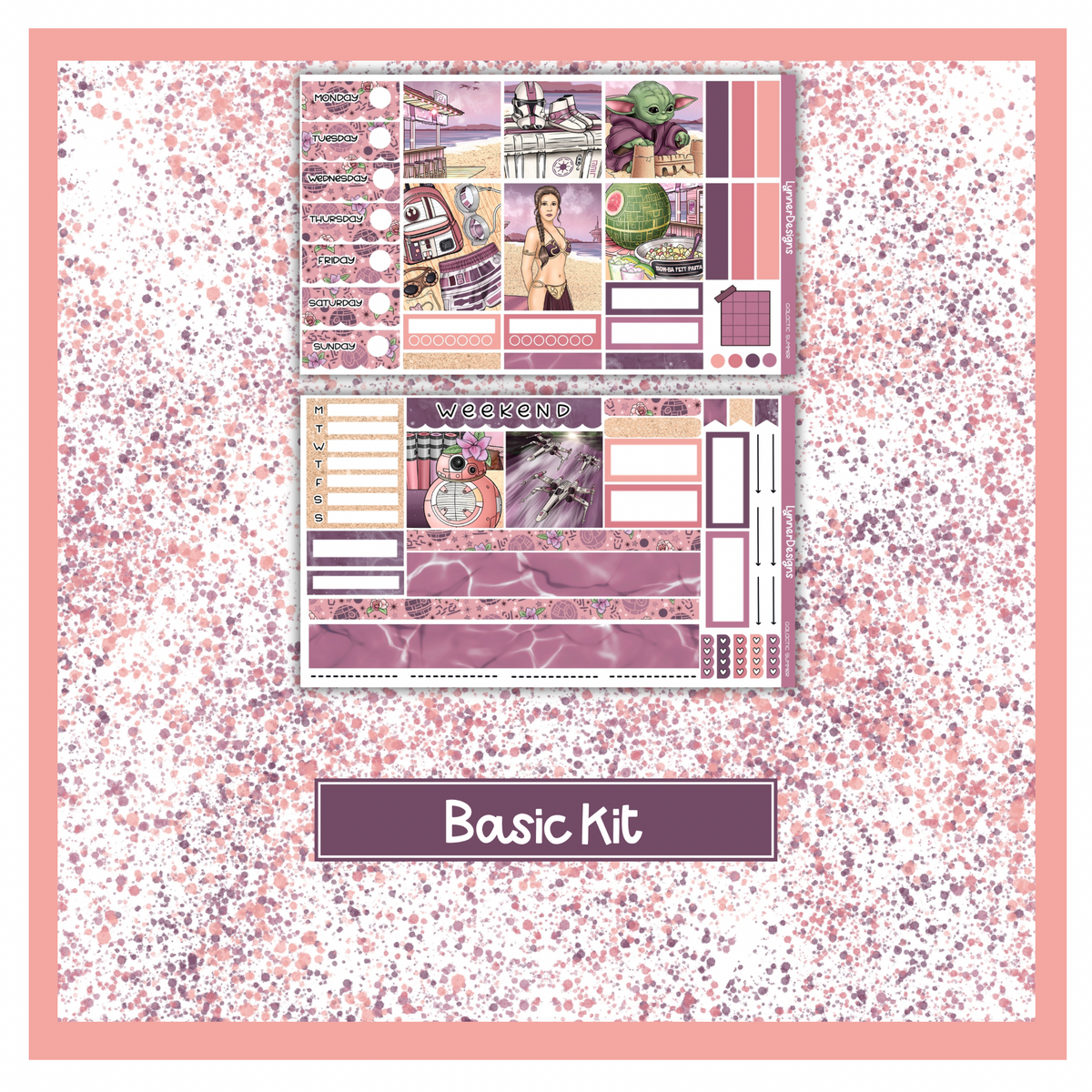 Galactic Summer - Hobonichi Cousin Weekly Kit