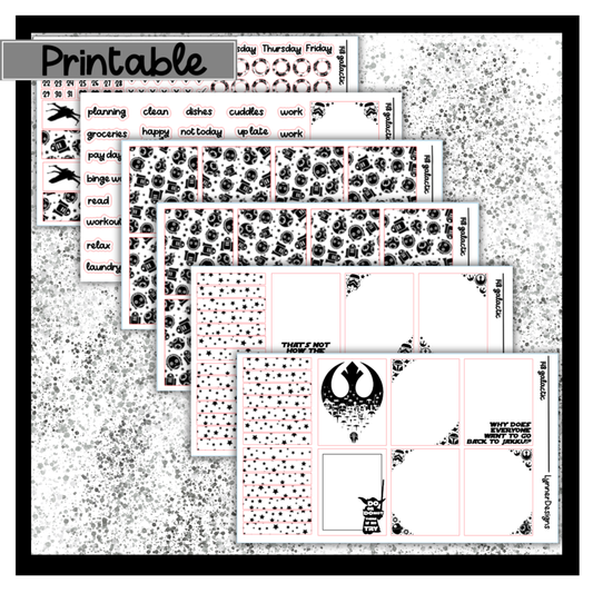 Printable - 148 Galactic Foil Pack