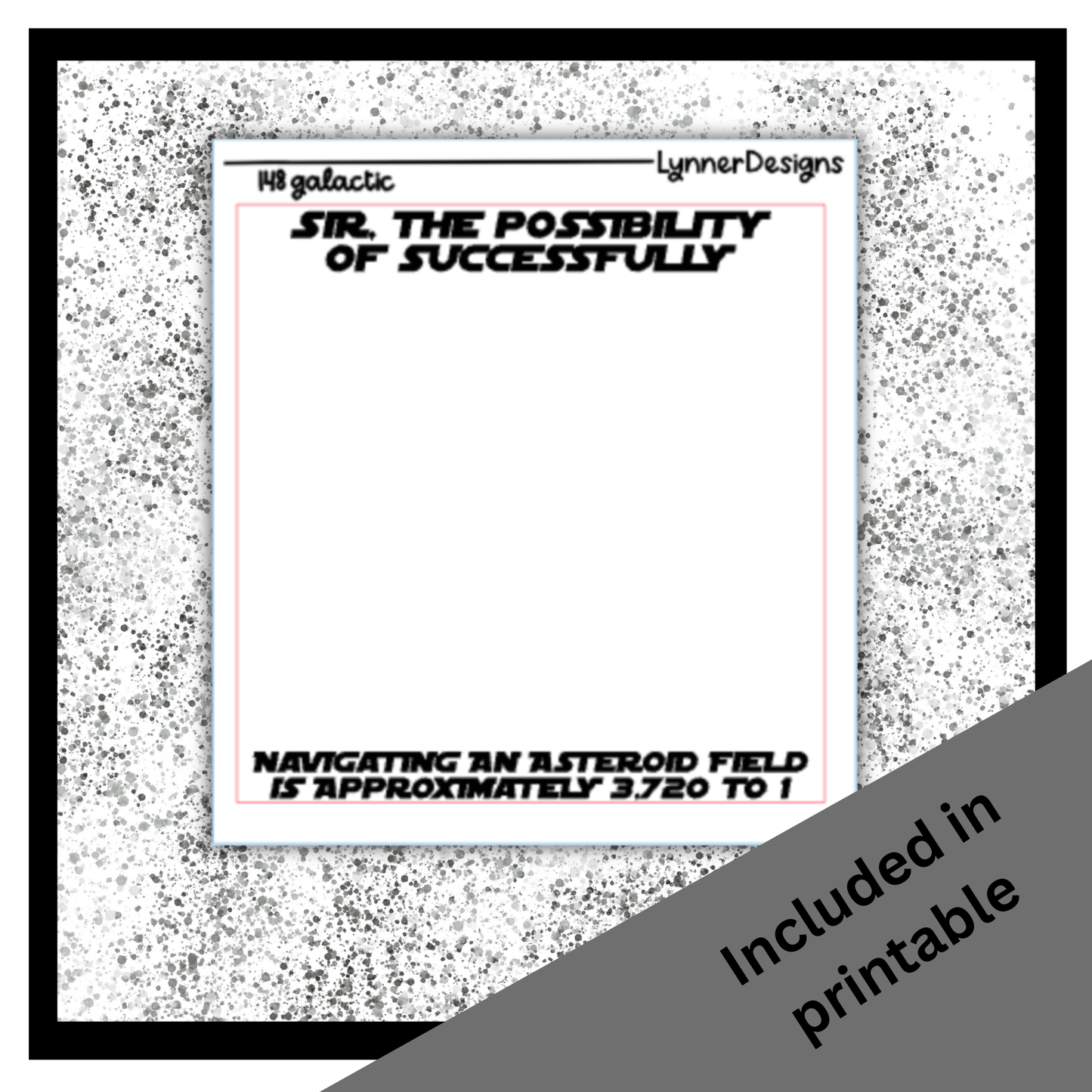 Printable - 148 Galactic Foil Pack