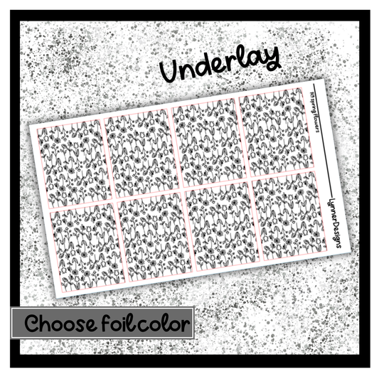149 Spring Flowers - Underlays