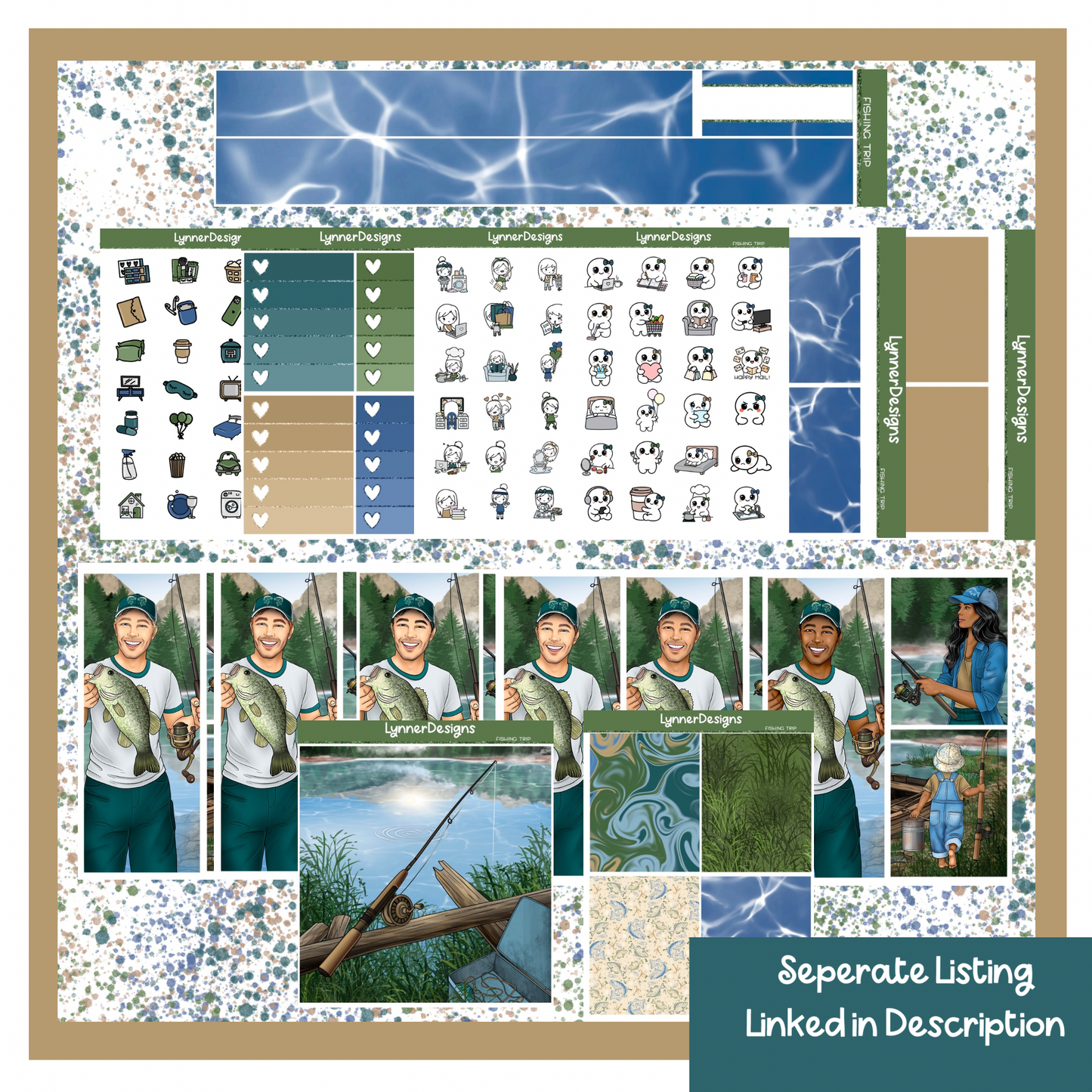 Fishing Trip - Vertical Weekly Kit