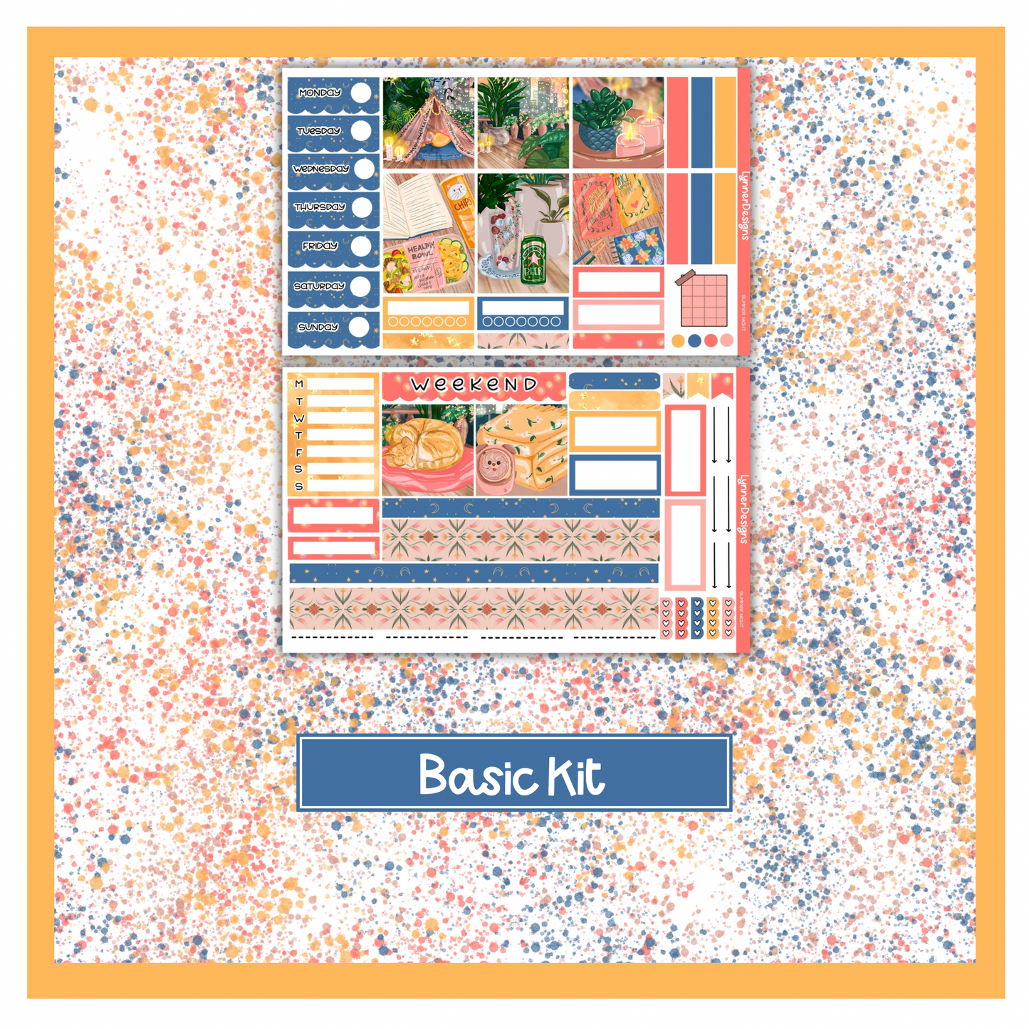 Summer Night - Hobonichi Cousin Weekly Kit