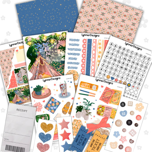 Journaling Kit / Junk Journal - Summer Night