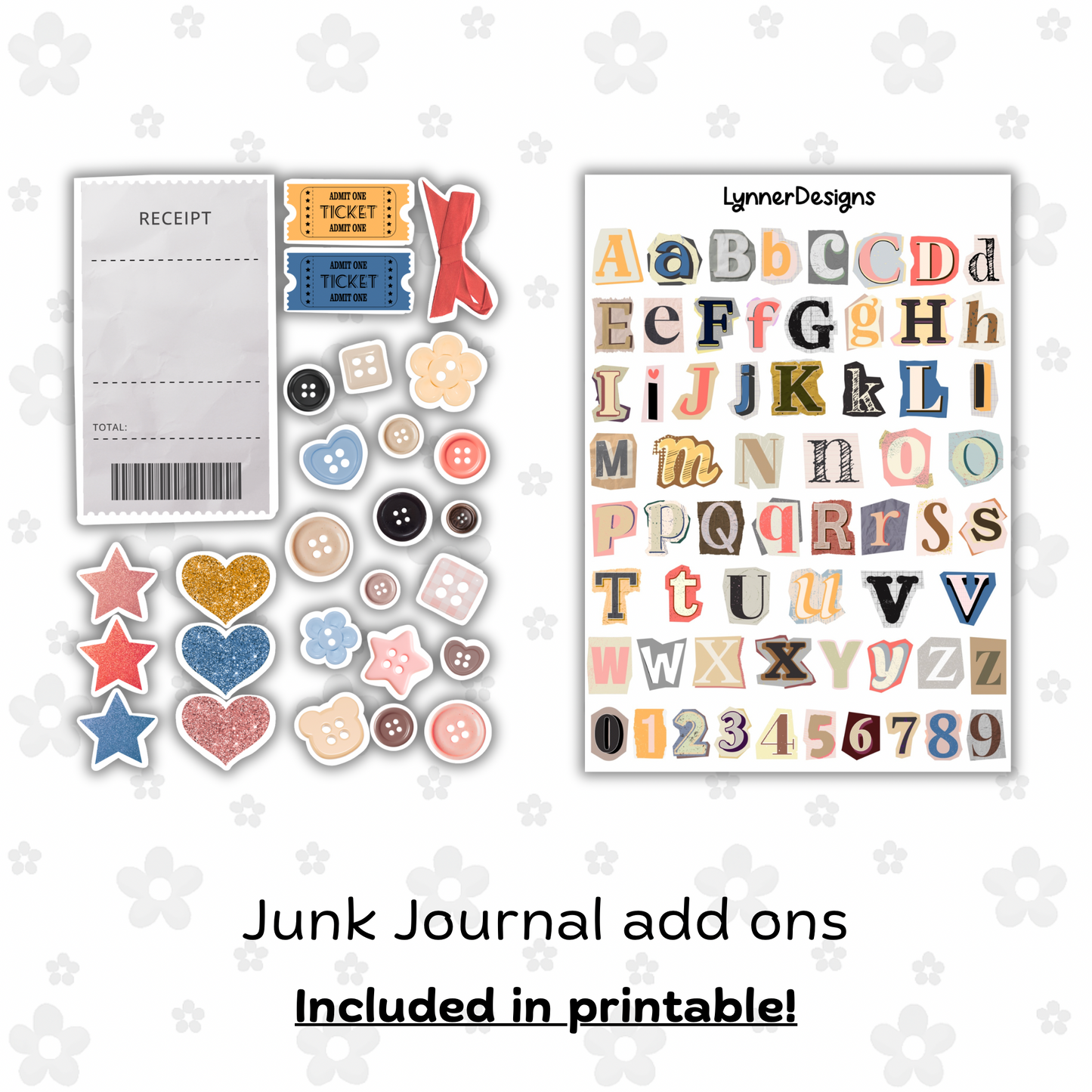 Printable - Summer Night Journaling / Junk Journal Kit