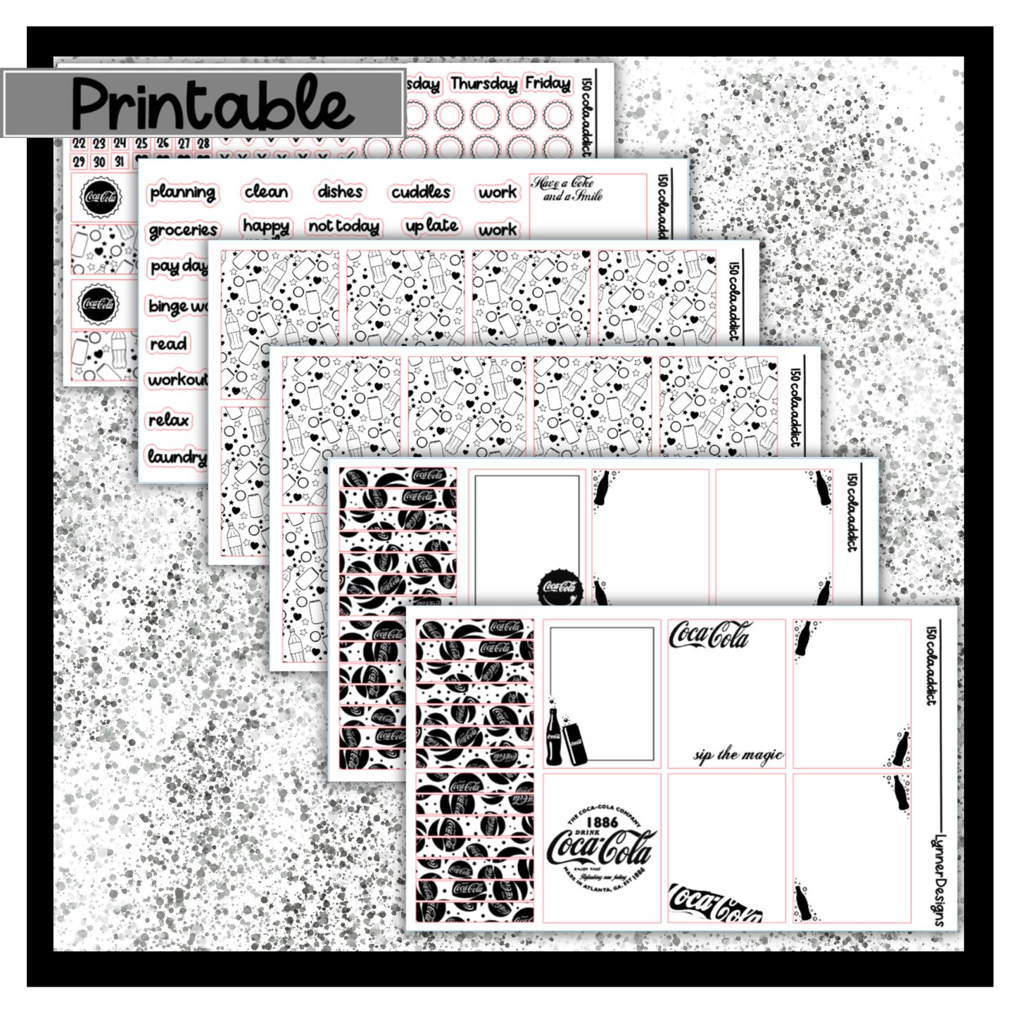 Printable - 150 Cola Addict Foil Pack