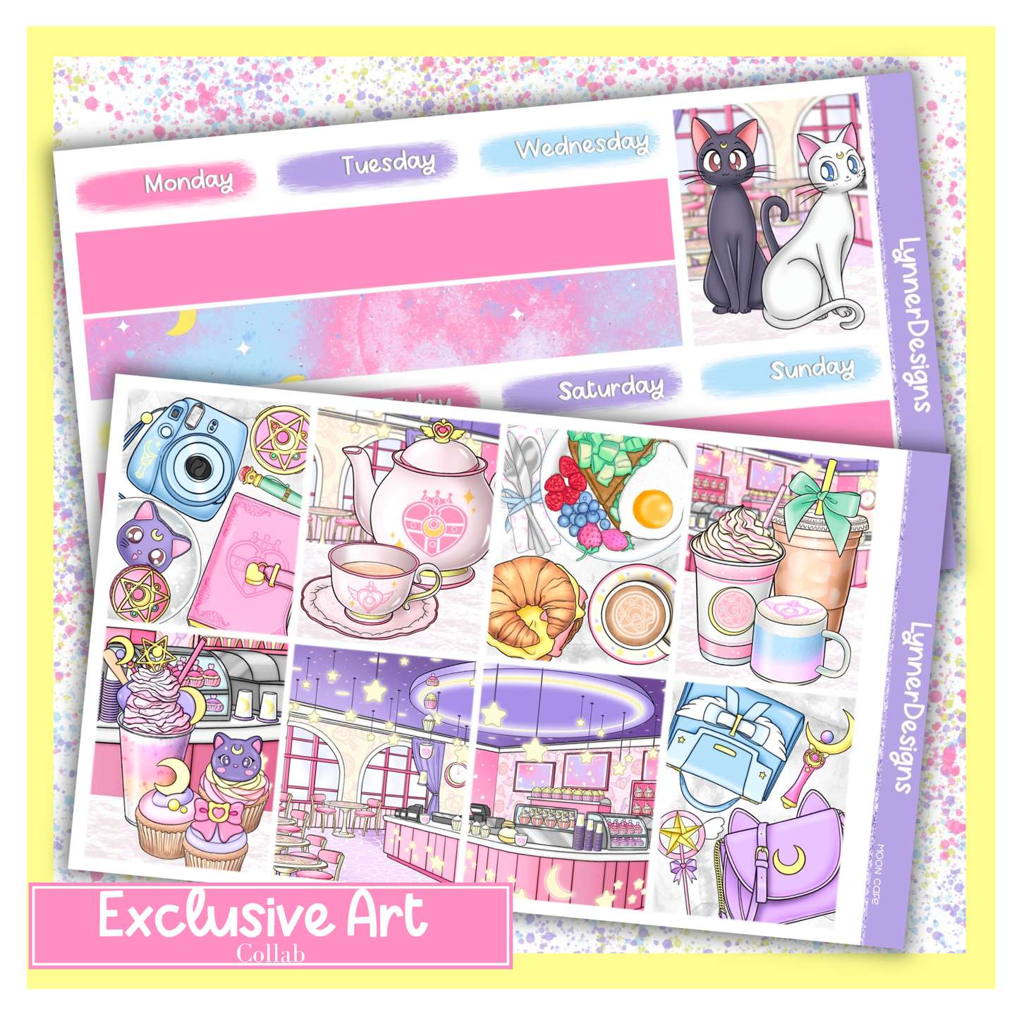 Moon Cafe - Vertical Weekly Kit